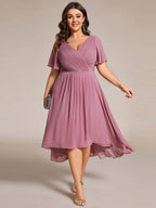 Miss | Jurk Dames High-low - Chiffon