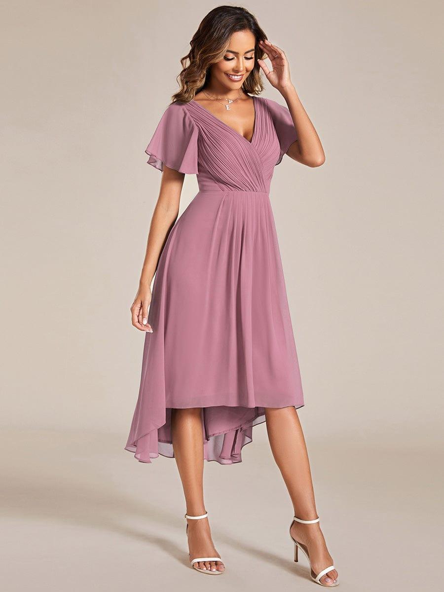 Sienna’s | Dress Women Maxi High‑Low – Chiffon