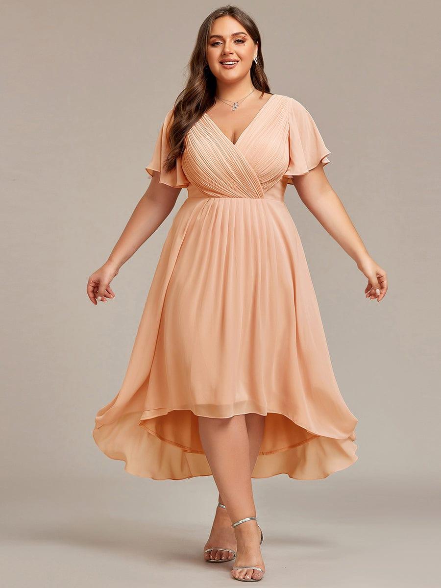 Sienna’s | Dress Women Maxi High‑Low – Chiffon