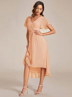 Miss | Jurk Dames High-low - Chiffon