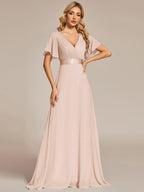 Miss | Jurk Dames Maxi Empire - Chiffon