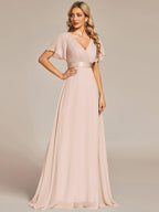 Miss | Jurk Dames Maxi Empire - Chiffon