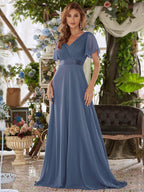 Miss | Jurk Dames Maxi Empire - Chiffon