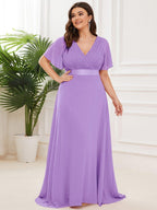 Miss | Jurk Dames Maxi Empire - Chiffon