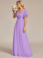 Miss | Jurk Dames Maxi Empire - Chiffon