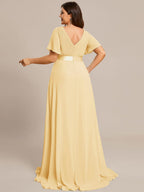 Miss | Jurk Dames Maxi Empire - Chiffon