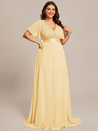 Miss | Jurk Dames Maxi Empire - Chiffon