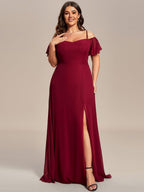 Miss | Jurk Dames Maxi Off-shoulder - Chiffon