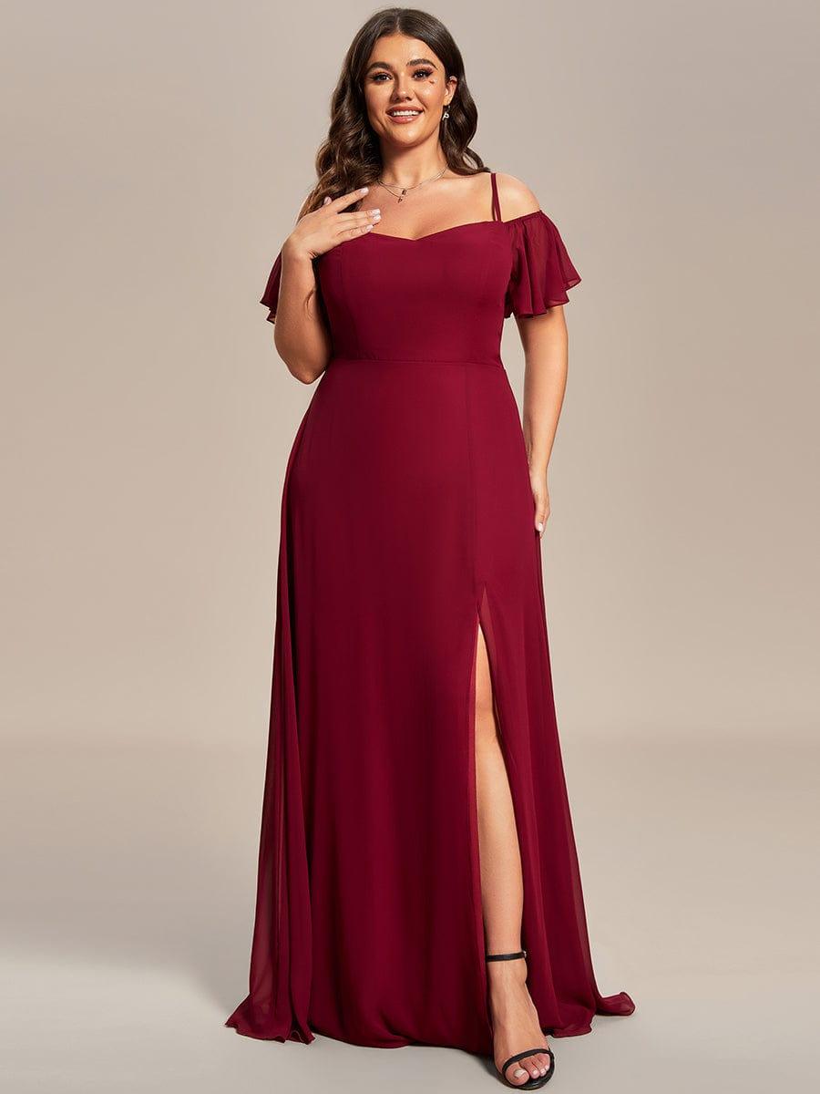Miss | Jurk Dames Maxi Off-shoulder - Chiffon