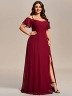 Miss | Jurk Dames Maxi Off-shoulder - Chiffon