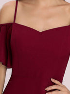 Miss | Jurk Dames Maxi Off-shoulder - Chiffon