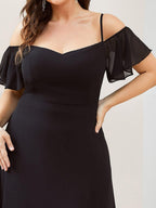 Miss | Jurk Dames Maxi Off-shoulder - Chiffon