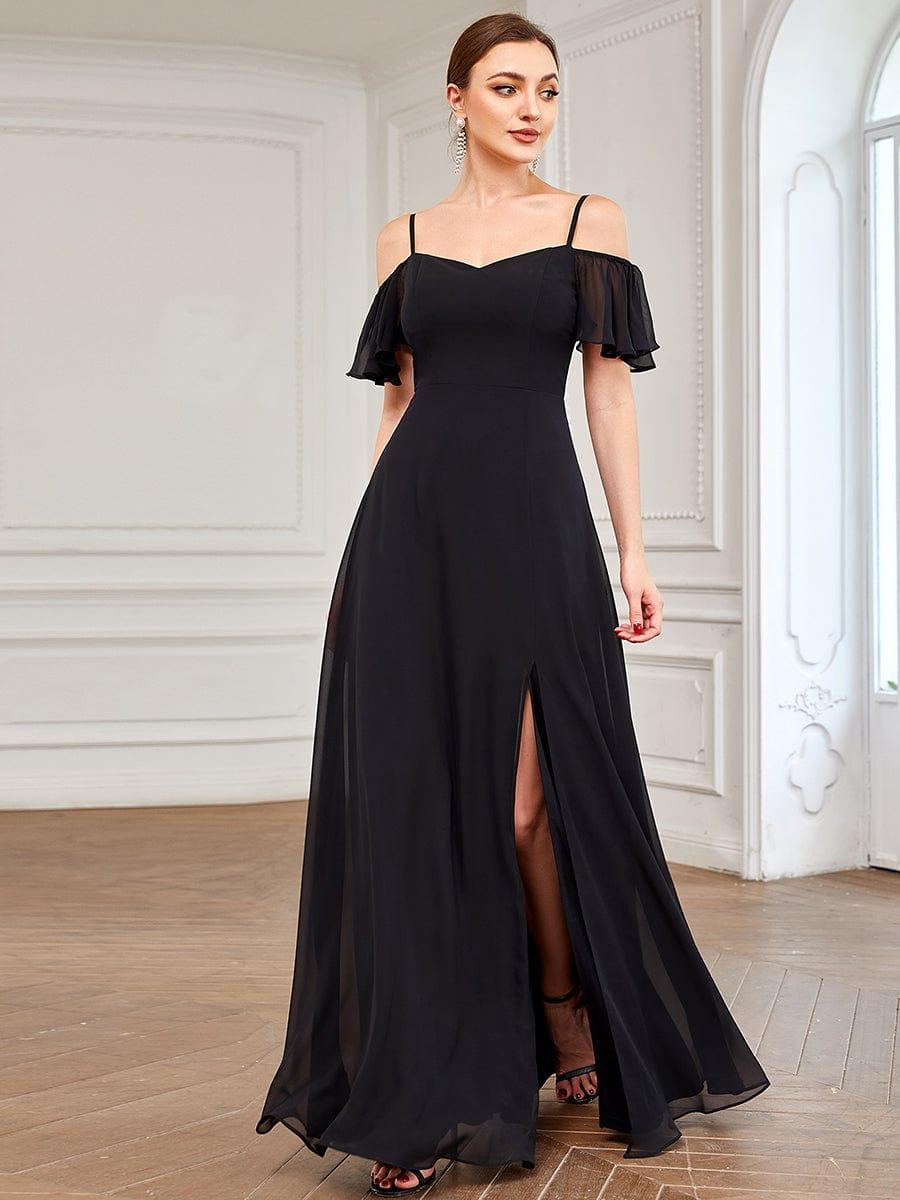 Miss | Jurk Dames Maxi Off-shoulder - Chiffon
