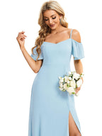 Miss | Jurk Dames Maxi Off-shoulder - Chiffon