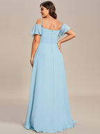 Miss | Jurk Dames Maxi Off-shoulder - Chiffon