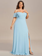 Miss | Jurk Dames Maxi Off-shoulder - Chiffon