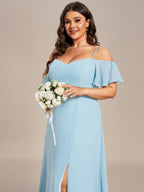 Miss | Jurk Dames Maxi Off-shoulder - Chiffon