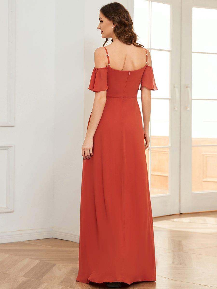 Miss | Jurk Dames Maxi Off-shoulder - Chiffon