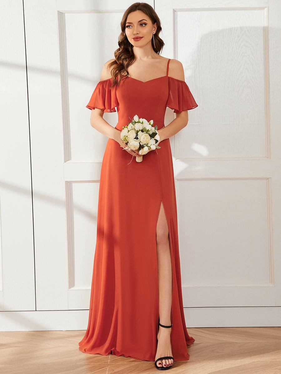 Miss | Jurk Dames Maxi Off-shoulder - Chiffon