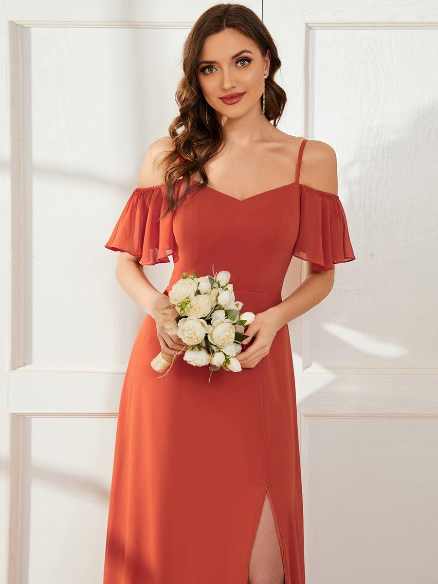 Miss | Jurk Dames Maxi Off-shoulder - Chiffon
