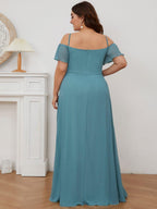 Miss | Jurk Dames Maxi Off-shoulder - Chiffon