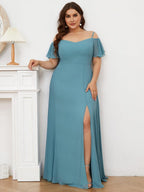 Miss | Jurk Dames Maxi Off-shoulder - Chiffon