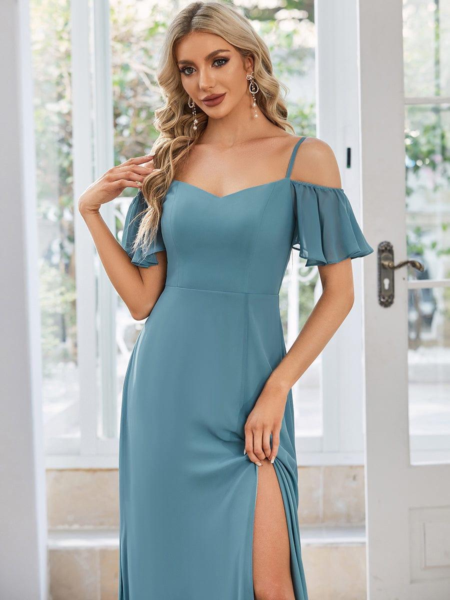 Miss | Jurk Dames Maxi Off-shoulder - Chiffon