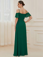 Miss | Jurk Dames Maxi Off-shoulder - Chiffon