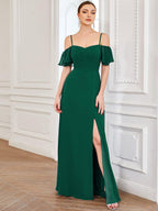 Miss | Jurk Dames Maxi Off-shoulder - Chiffon