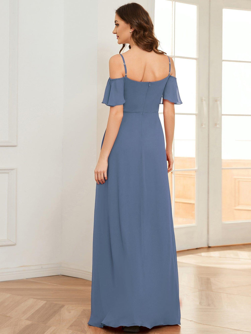 Miss | Jurk Dames Maxi Off-shoulder - Chiffon