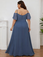 Miss | Jurk Dames Maxi Off-shoulder - Chiffon