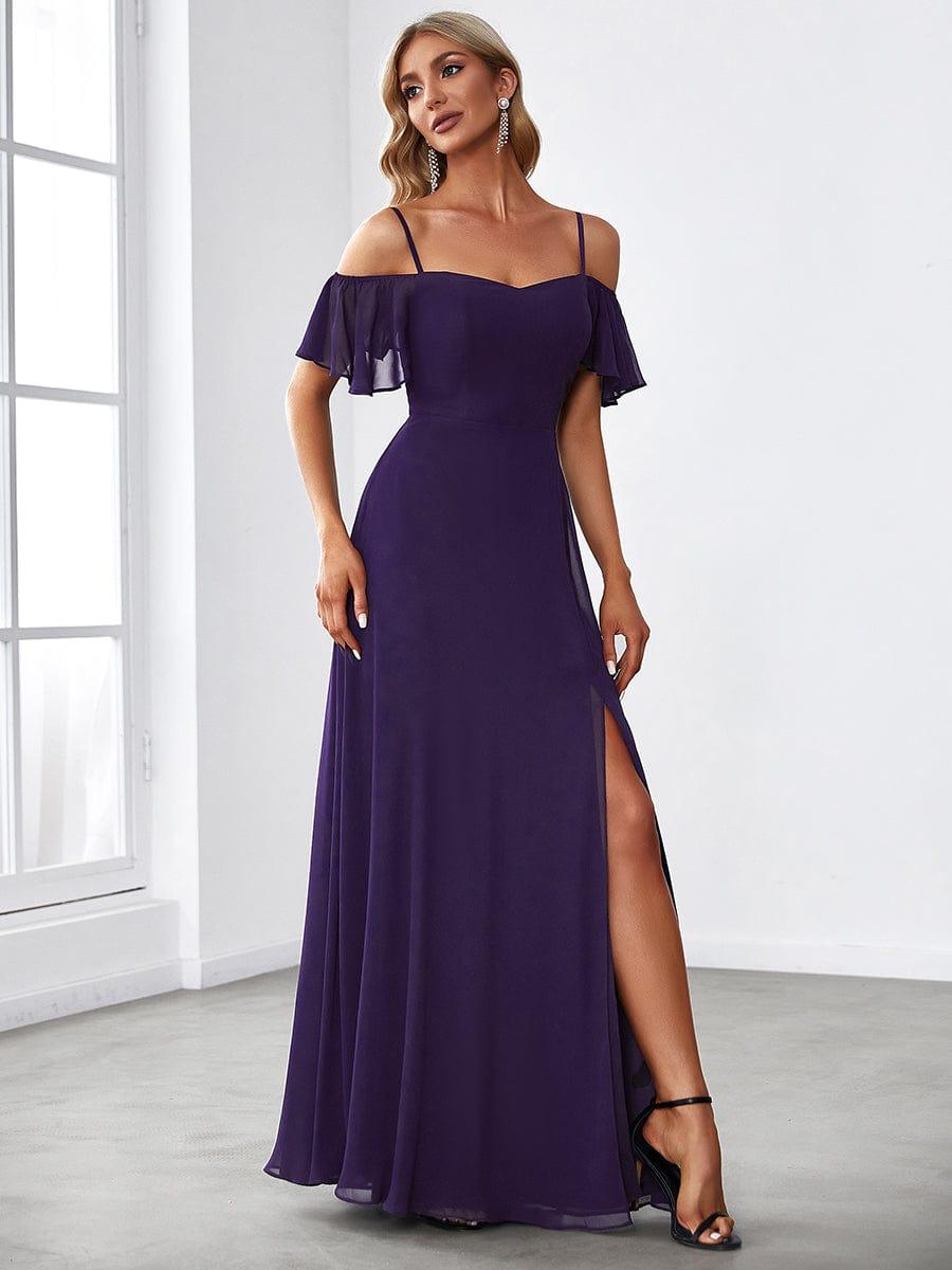 Miss | Jurk Dames Maxi Off-shoulder - Chiffon