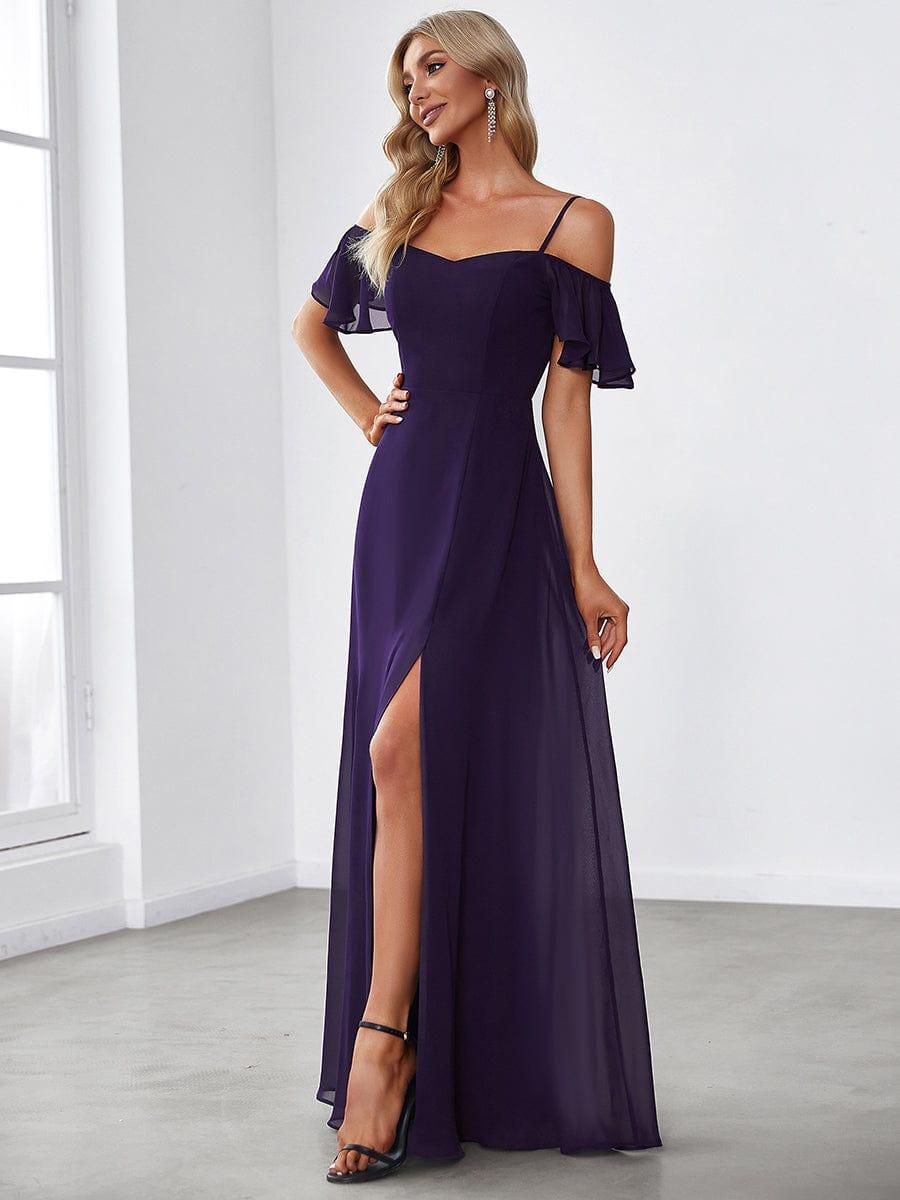 Miss | Jurk Dames Maxi Off-shoulder - Chiffon