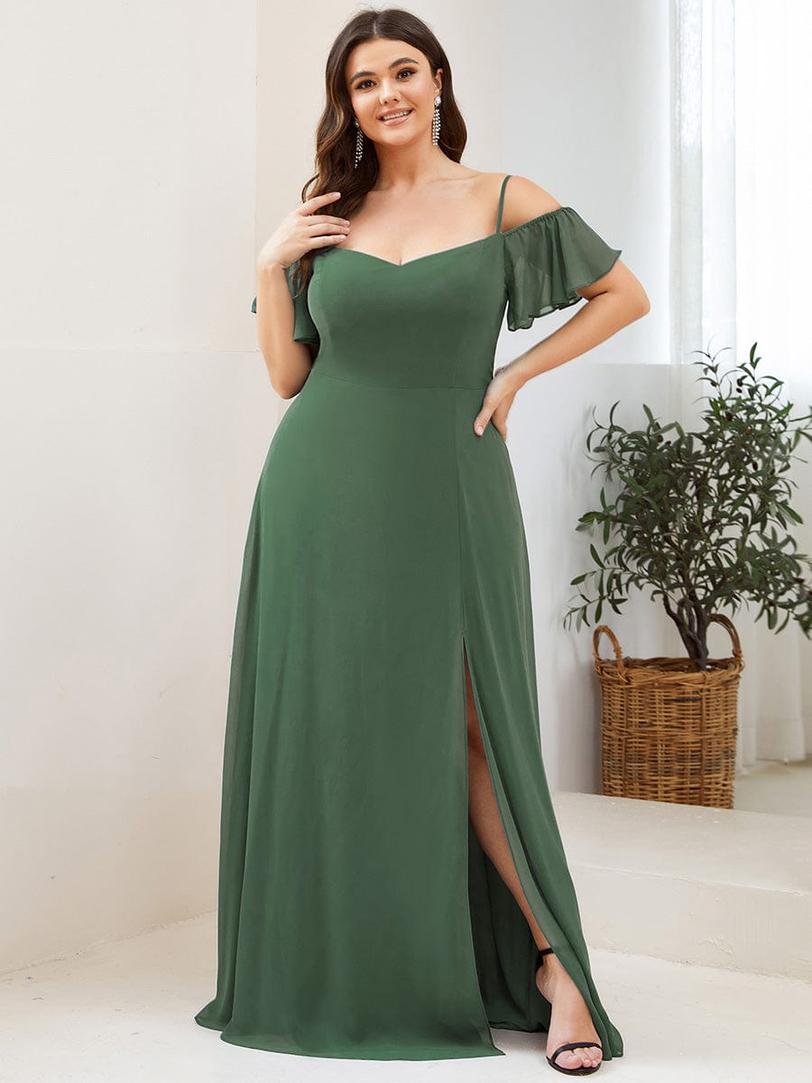 Miss | Jurk Dames Maxi Off-shoulder - Chiffon