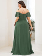 Miss | Jurk Dames Maxi Off-shoulder - Chiffon