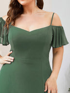 Miss | Jurk Dames Maxi Off-shoulder - Chiffon