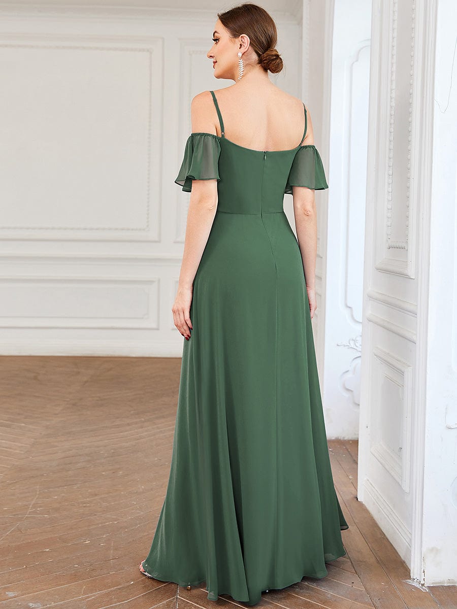 Miss | Jurk Dames Maxi Off-shoulder - Chiffon