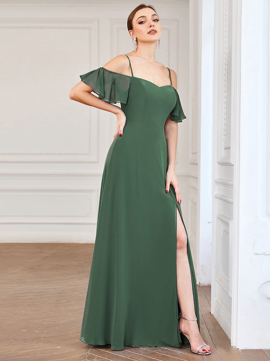 Miss | Jurk Dames Maxi Off-shoulder - Chiffon