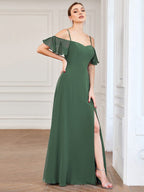 Miss | Jurk Dames Maxi Off-shoulder - Chiffon