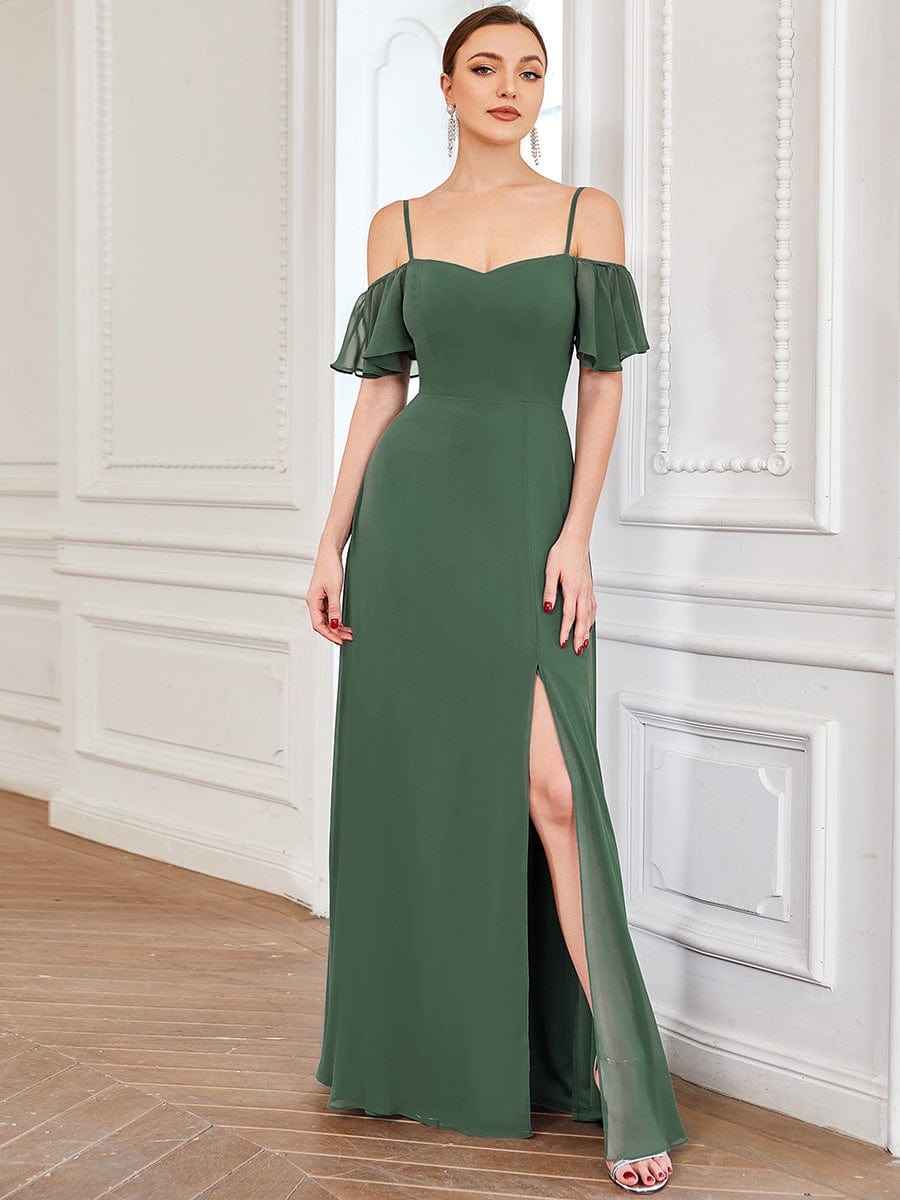 Miss | Jurk Dames Maxi Off-shoulder - Chiffon