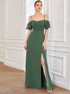 Miss | Jurk Dames Maxi Off-shoulder - Chiffon