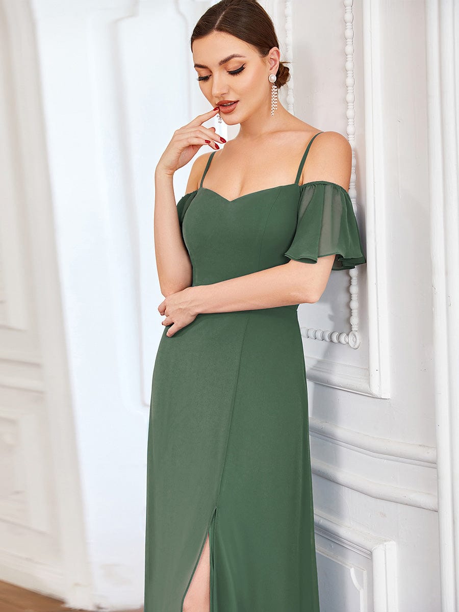 Miss | Jurk Dames Maxi Off-shoulder - Chiffon