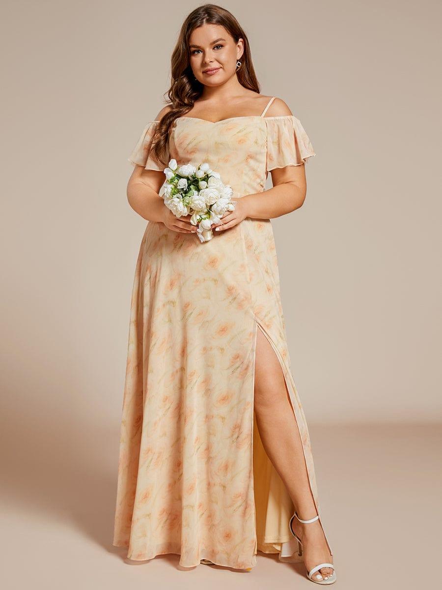Miss | Jurk Dames Maxi Off-shoulder - Chiffon