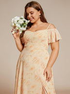 Miss | Jurk Dames Maxi Off-shoulder - Chiffon