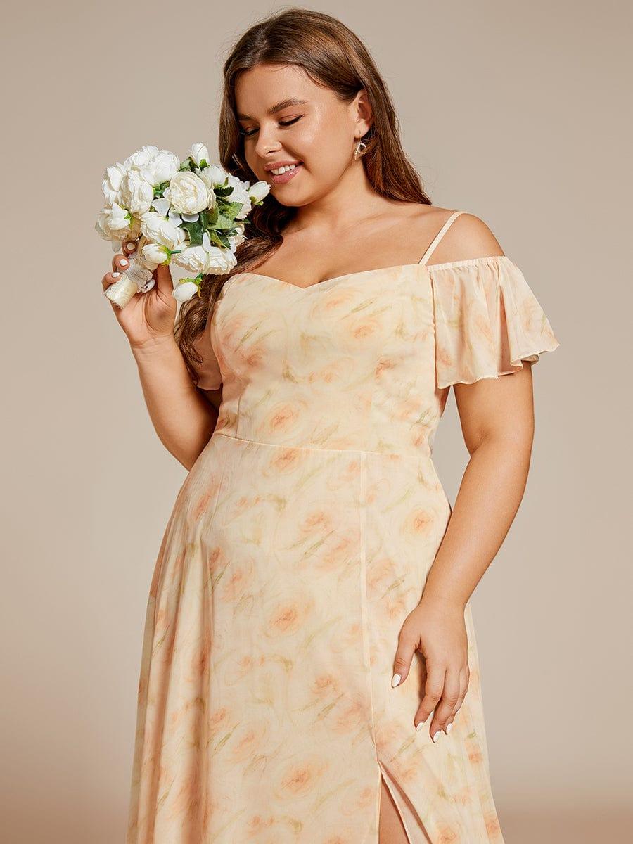 Miss | Jurk Dames Maxi Off-shoulder - Chiffon