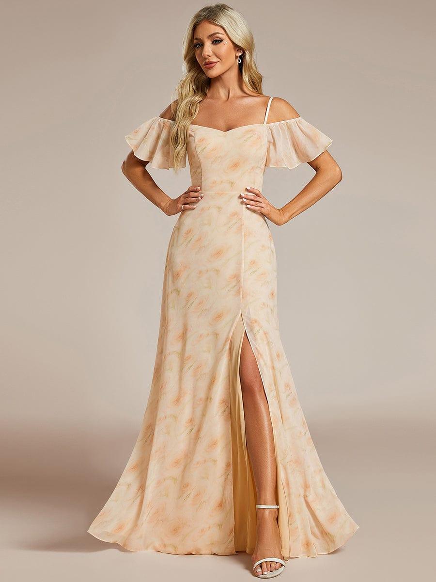 Miss | Jurk Dames Maxi Off-shoulder - Chiffon