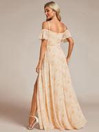 Miss | Jurk Dames Maxi Off-shoulder - Chiffon