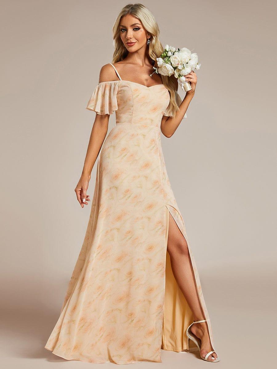 Miss | Jurk Dames Maxi Off-shoulder - Chiffon