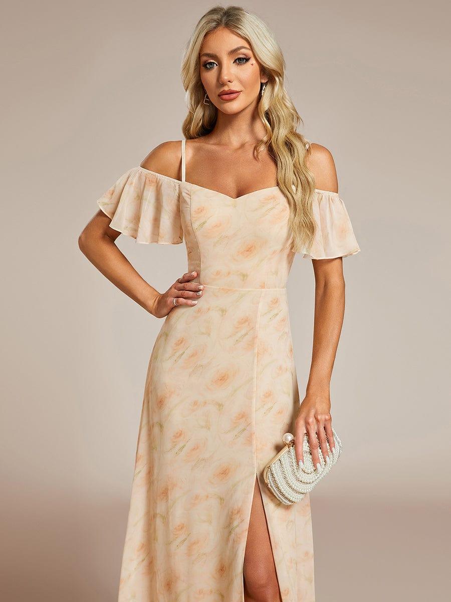 Miss | Jurk Dames Maxi Off-shoulder - Chiffon