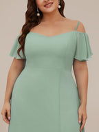 Miss | Jurk Dames Maxi Off-shoulder - Chiffon